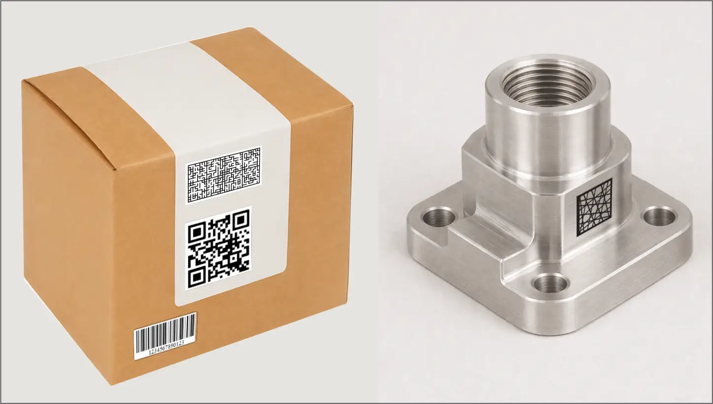 Hardware with security labels and secure packaging.